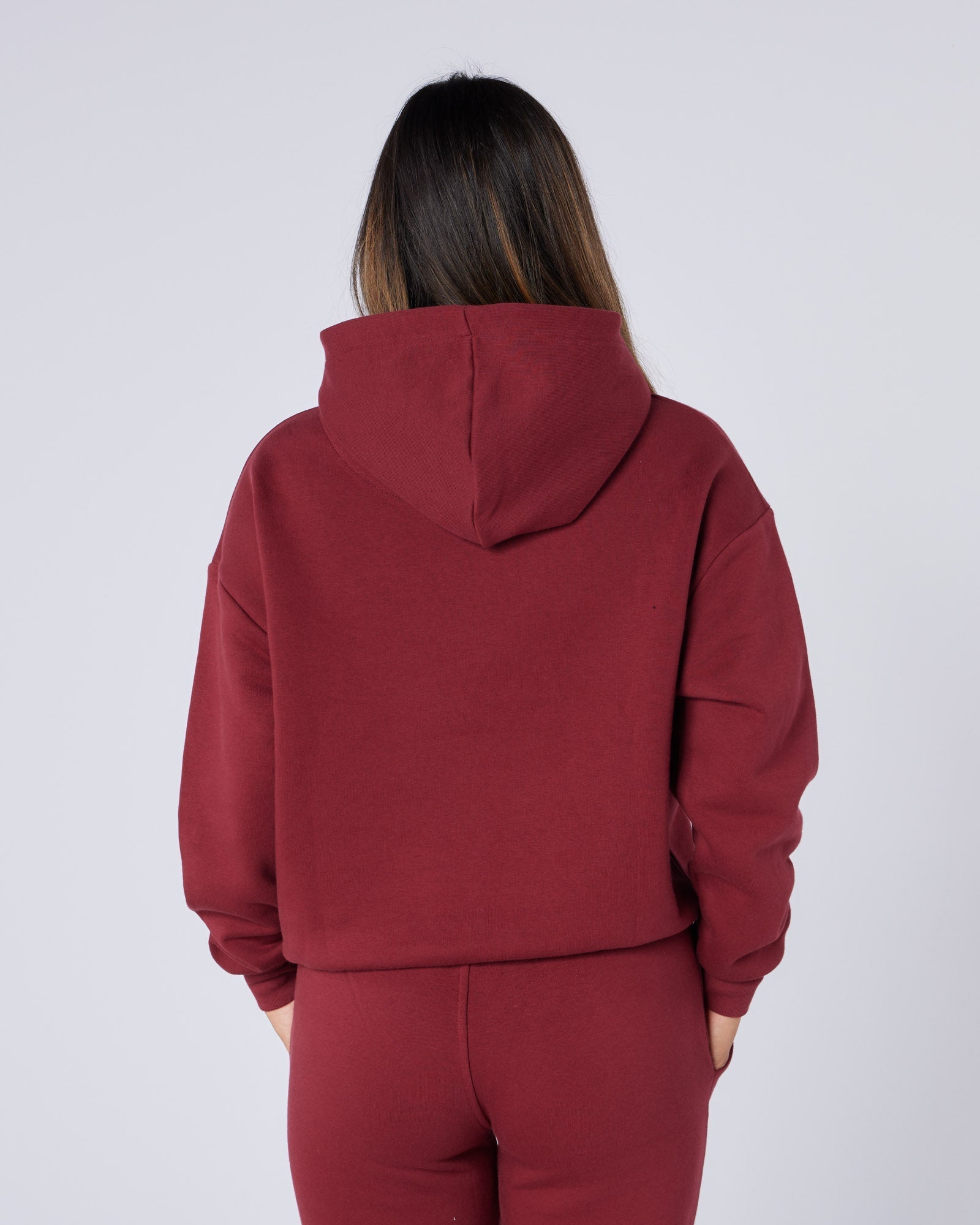 Mercier Women's Cabernet Relaxed OG Badge Hoodie