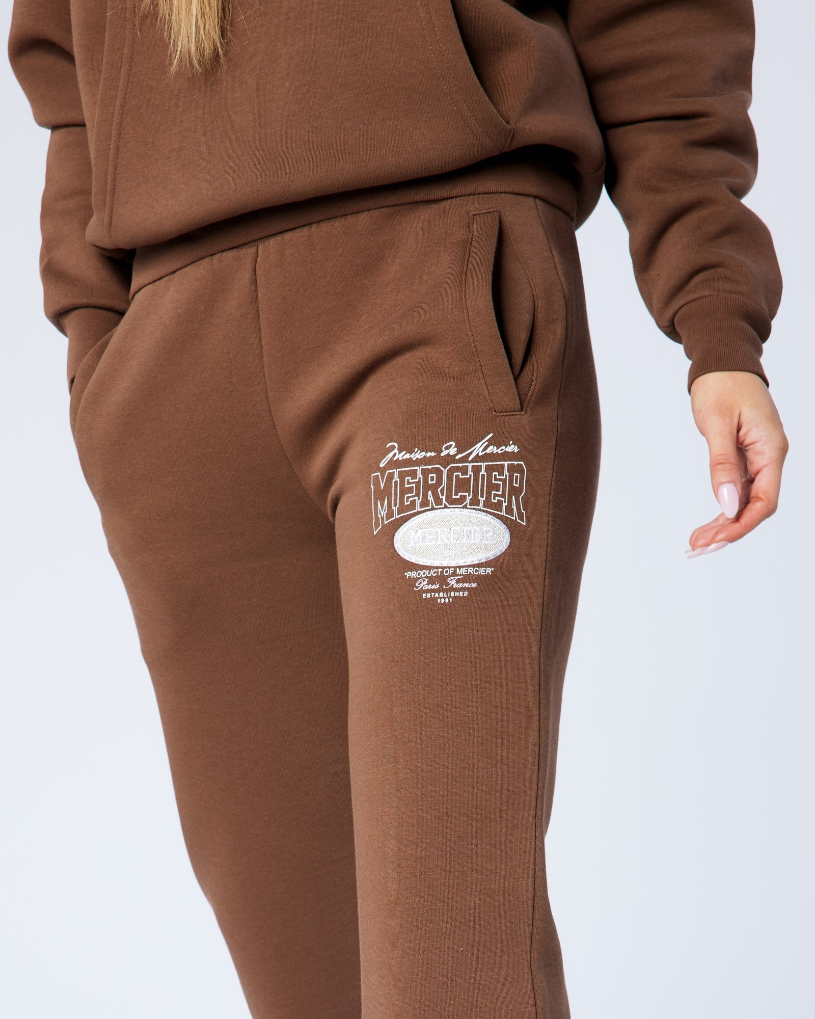 Mercier Women's Chocolate Multi Tour Joggers
