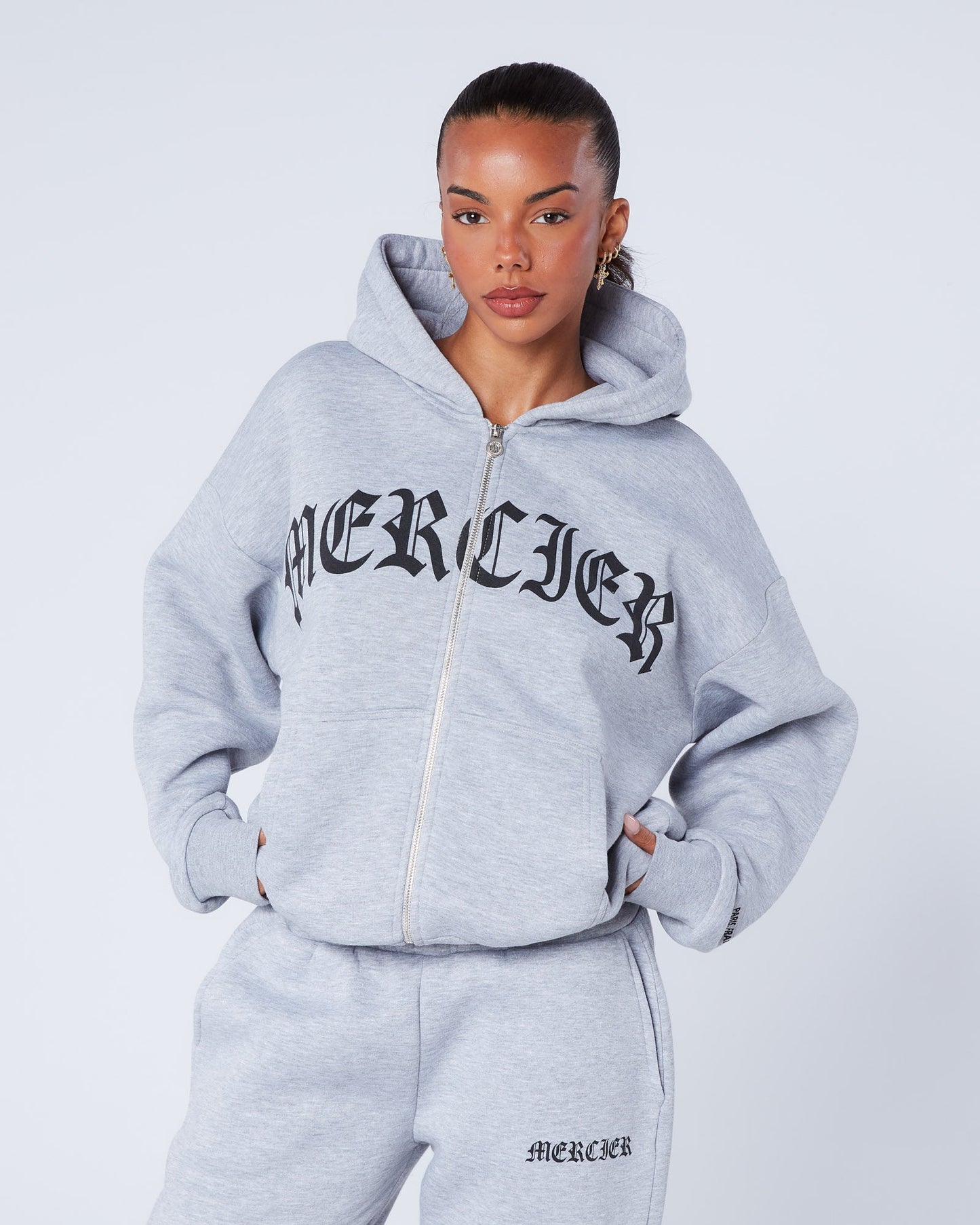 Mercier Women's Grey Gothic Hood