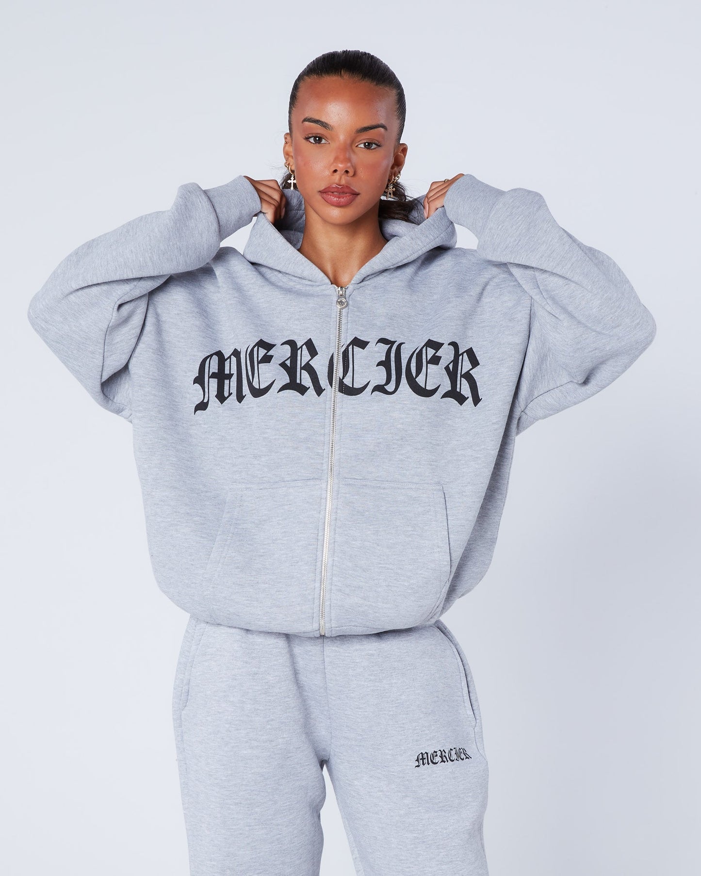 Mercier Women's Grey Gothic Hood
