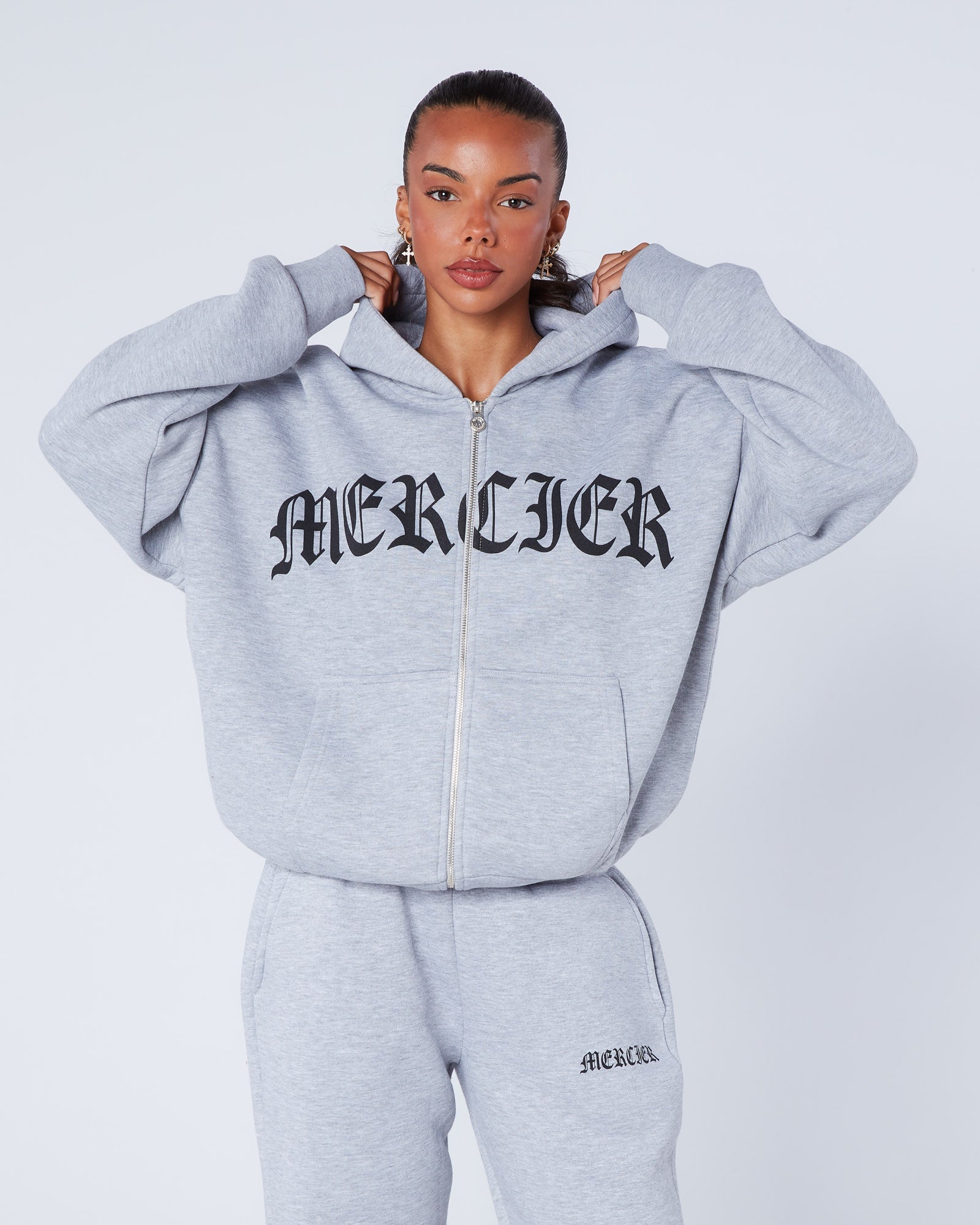 Mercier Women's Grey Gothic Hood