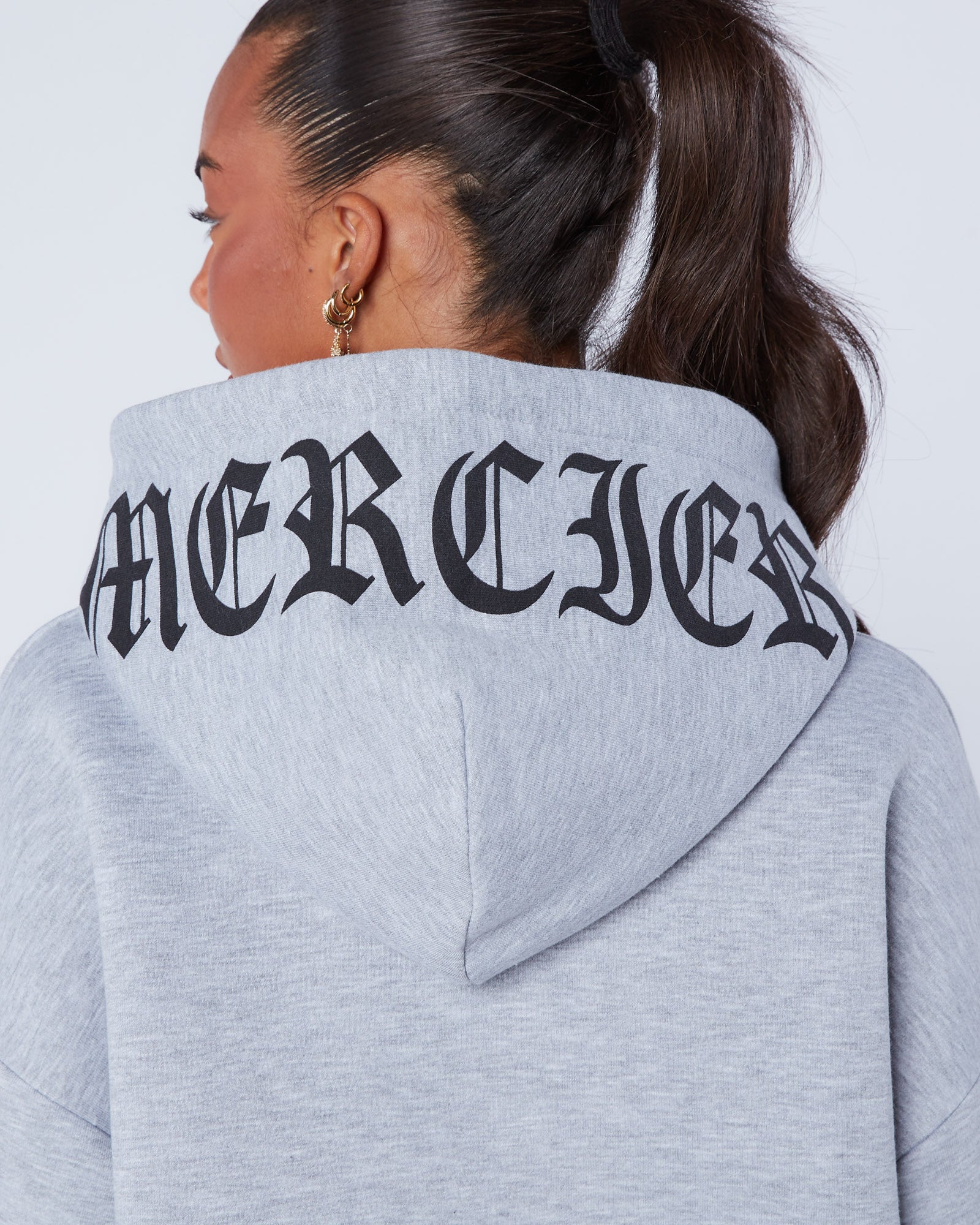 Mercier Women's Grey Gothic Hood