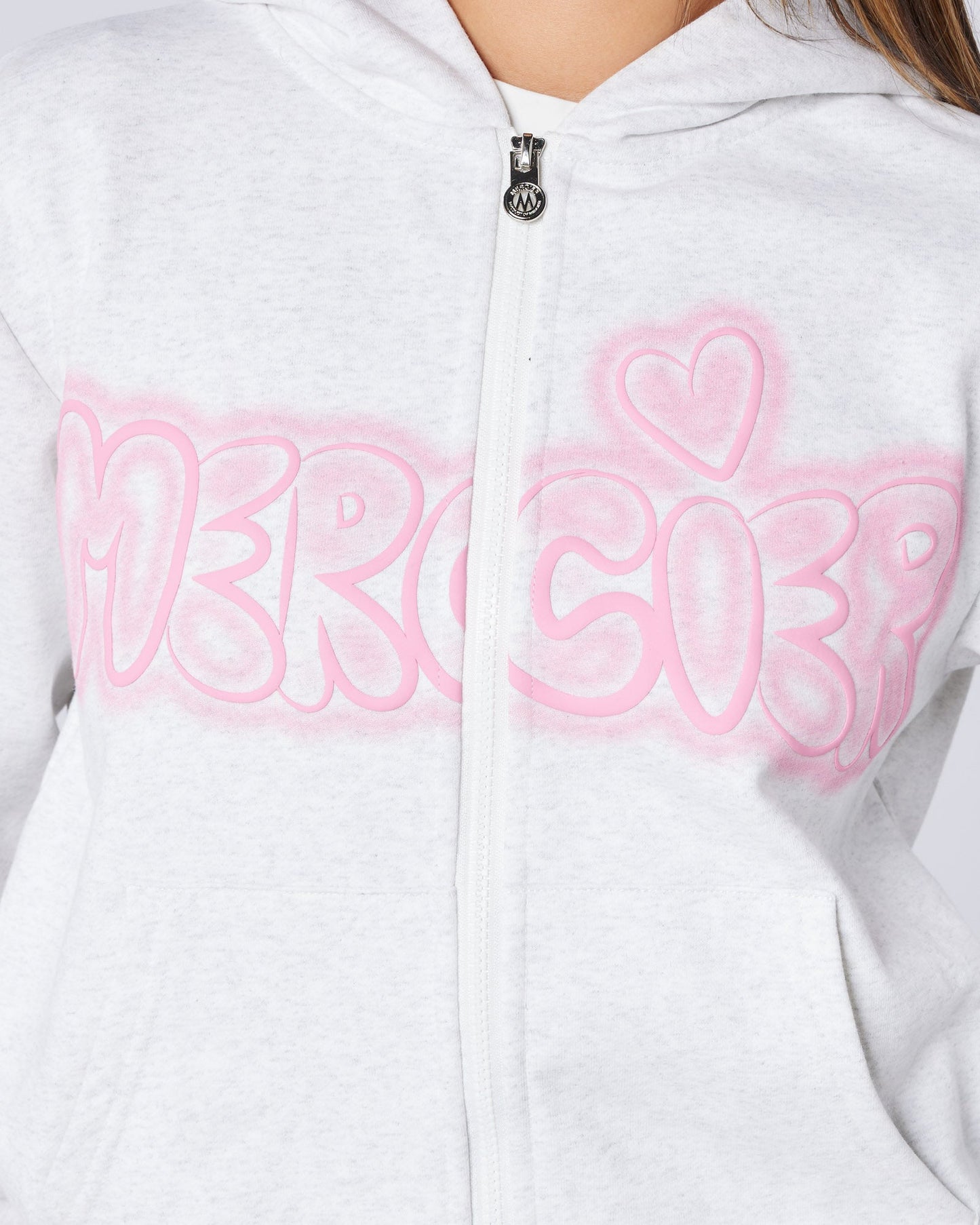 Mercier Women's Grey Marl Fantasy Hoodie
