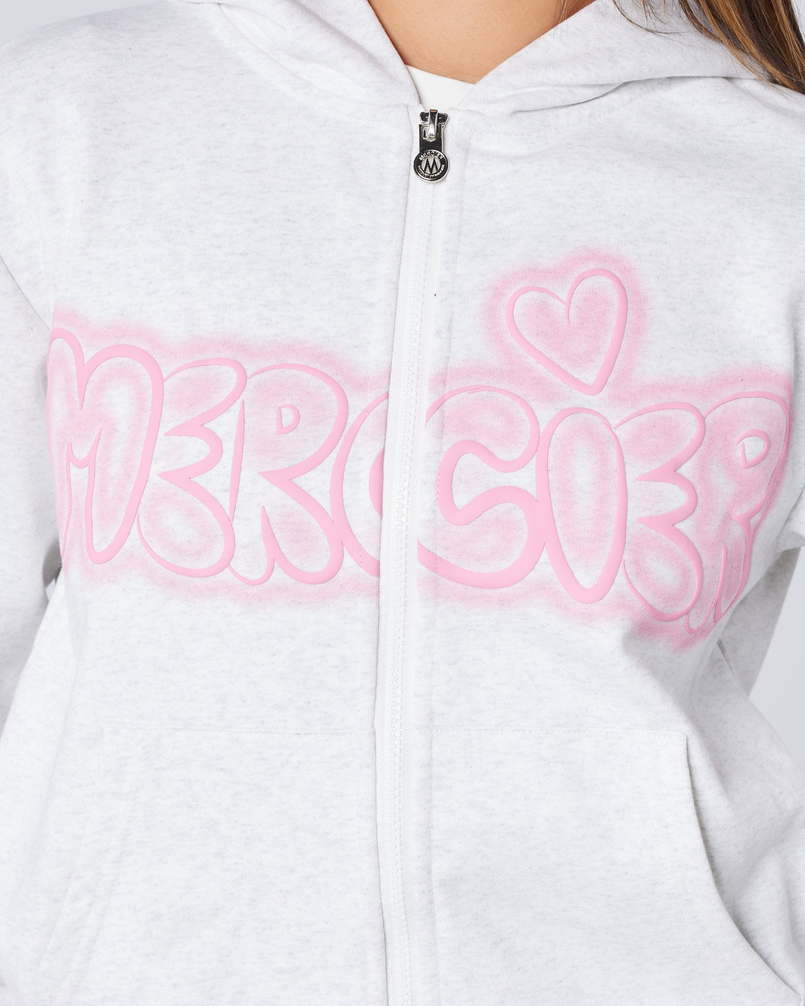 Mercier Women's Grey Marl Fantasy Hoodie