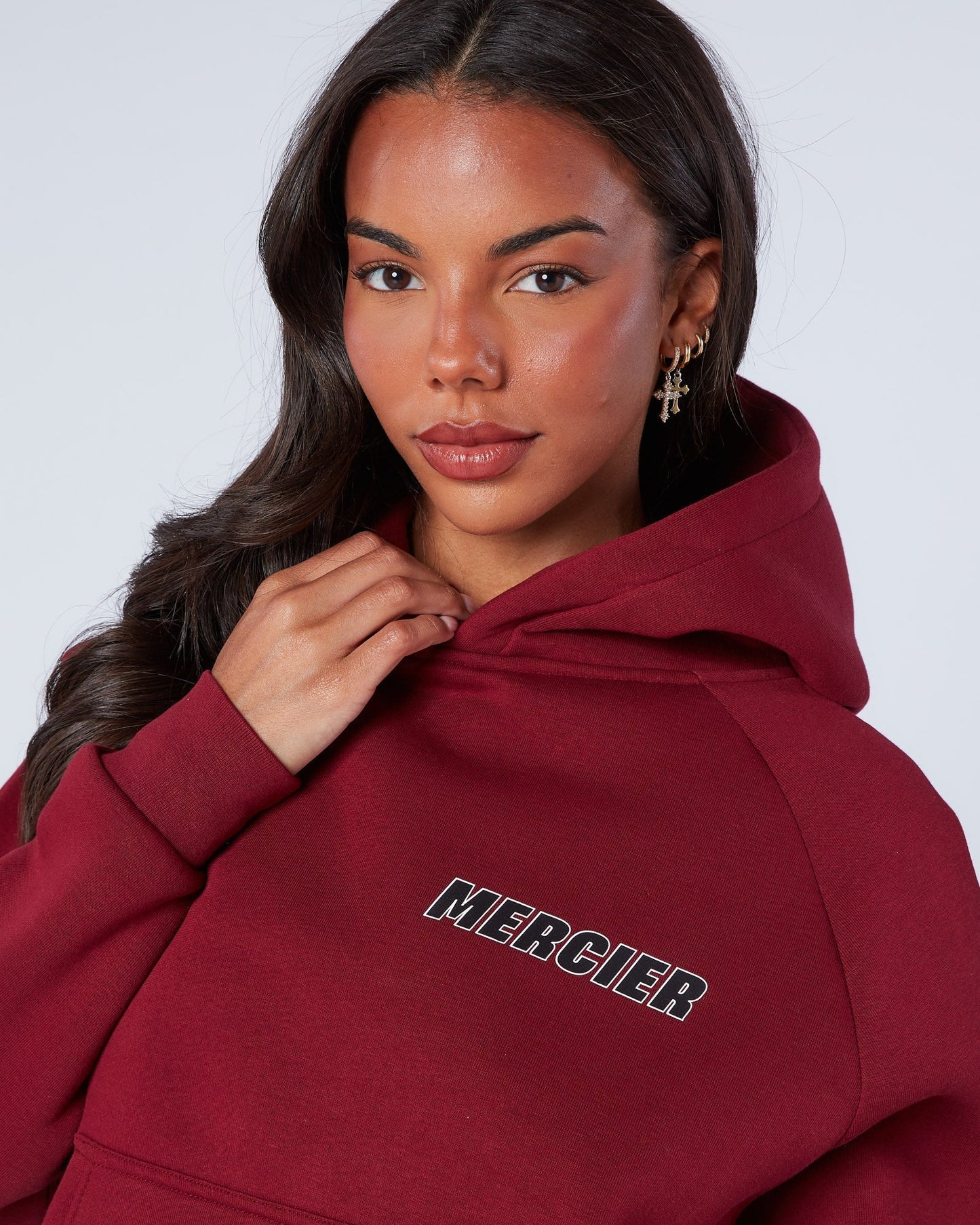 Mercier Women's Maroon Player Hoodie