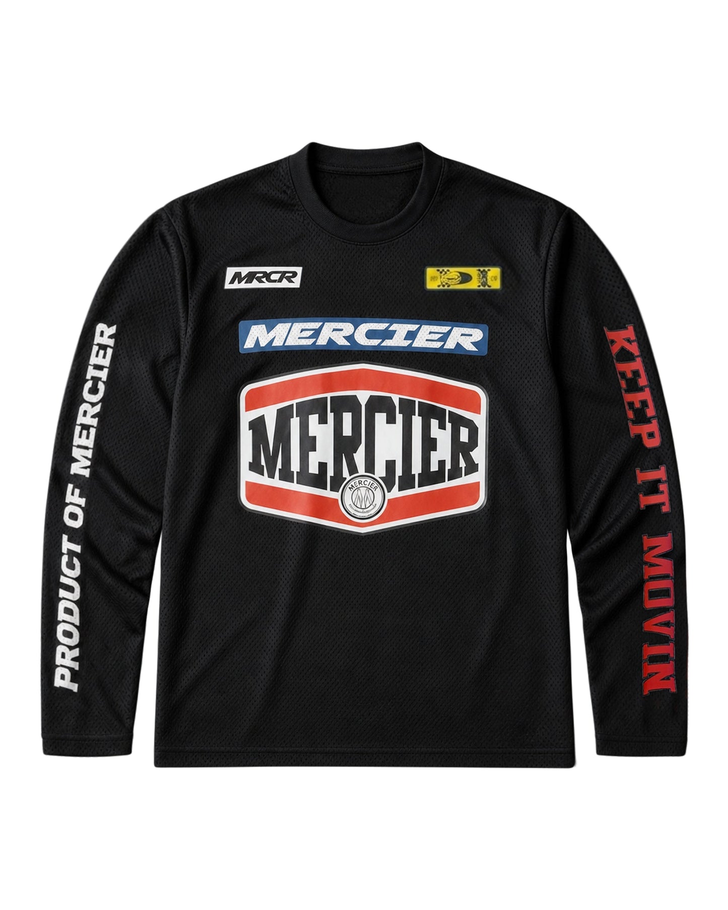Mercier black Motocross mesh top