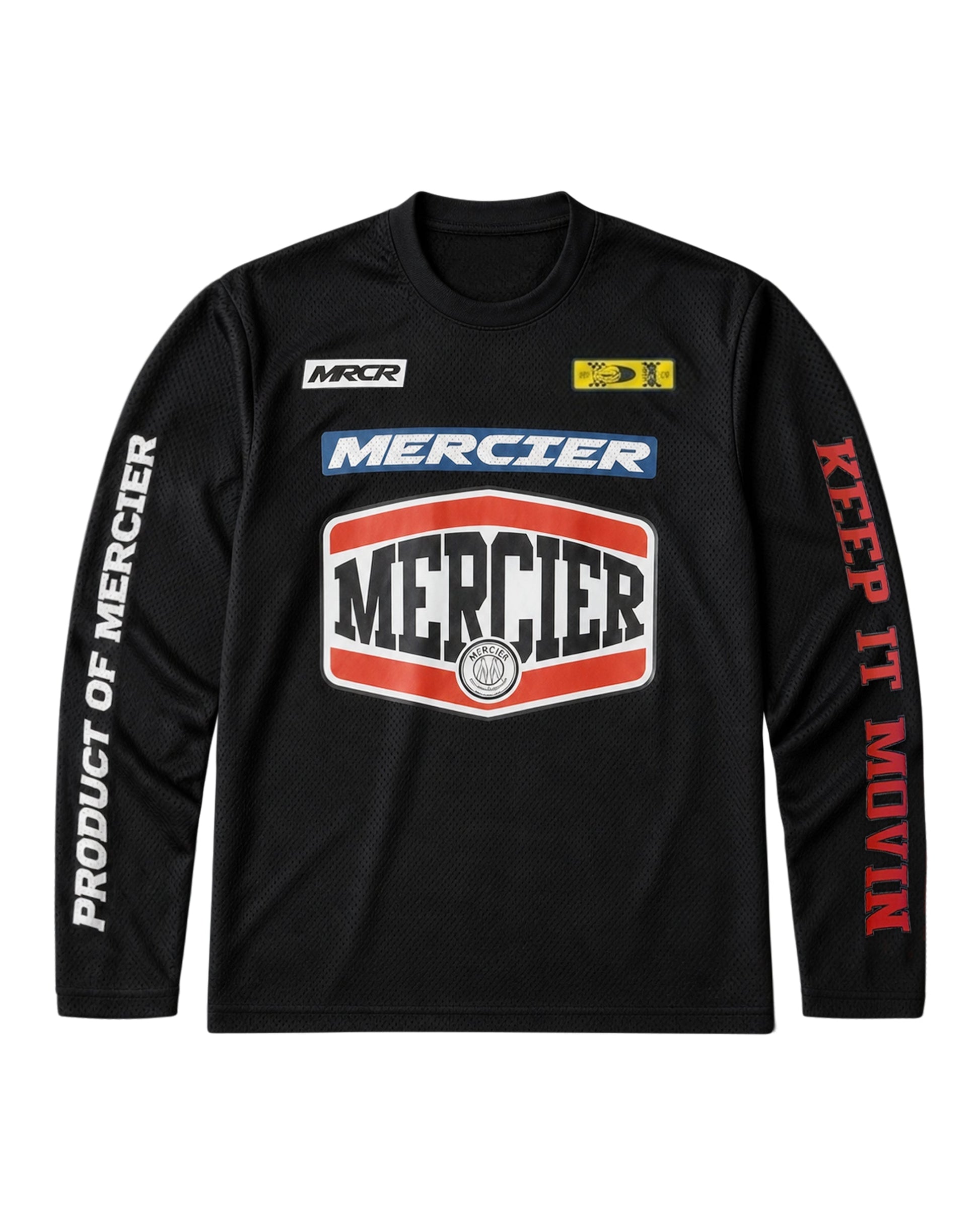 Mercier black Motocross mesh top