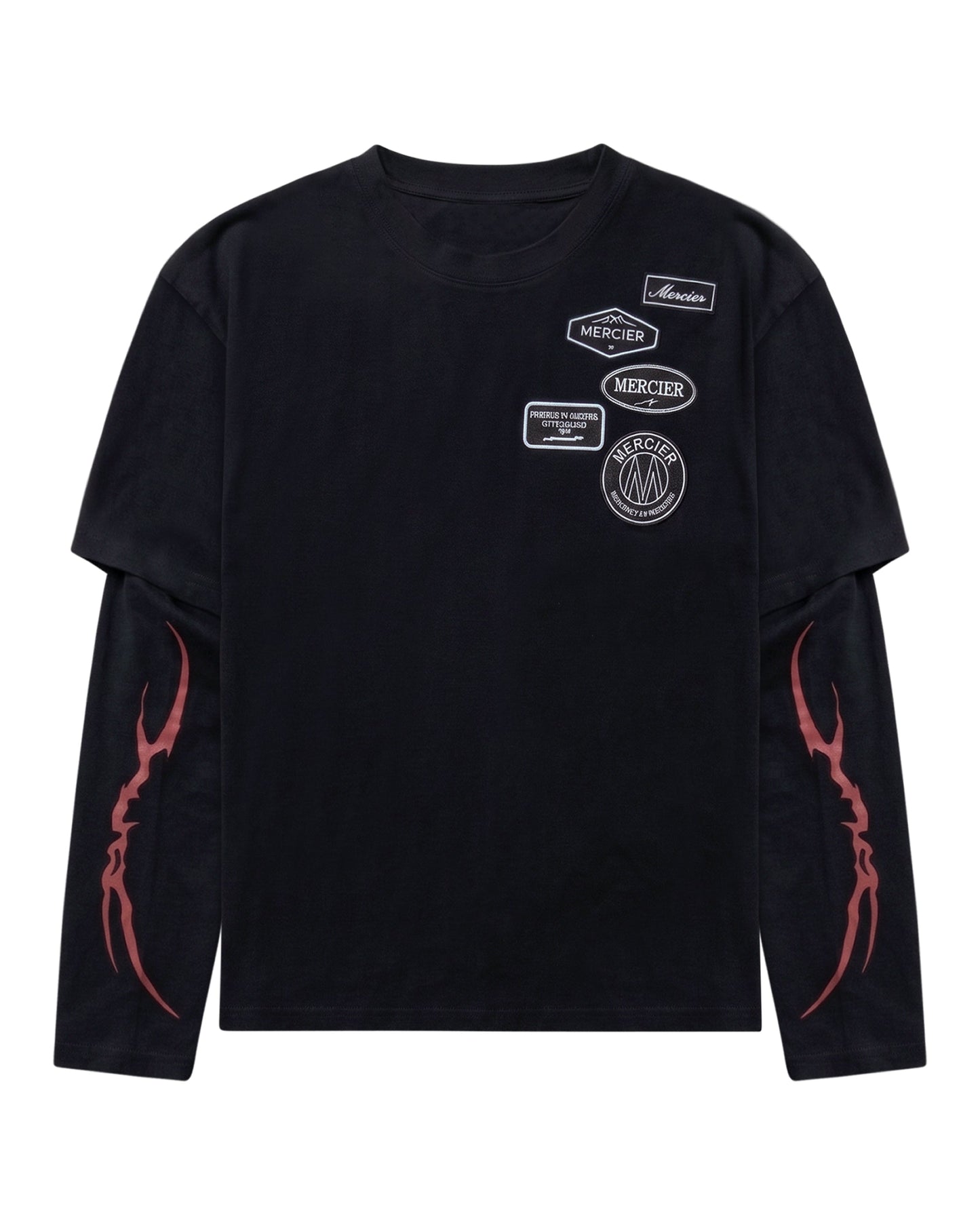 Mercier black OG Lightening faux layer top