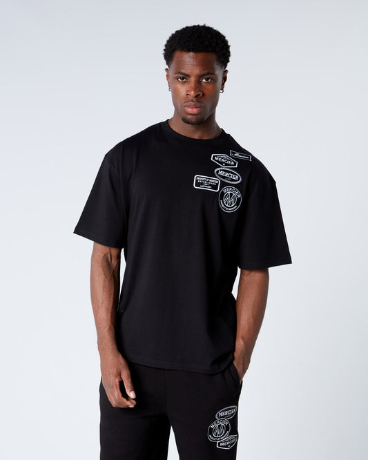 Mercier black OG badge drop t-shirt