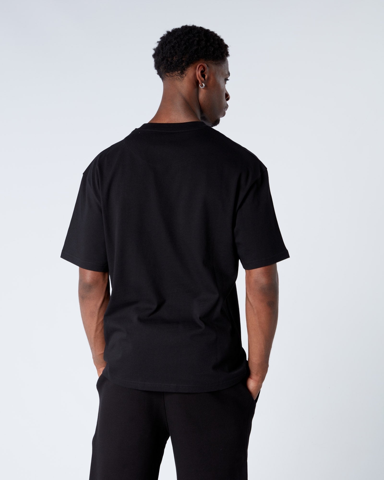 Mercier black OG badge drop t-shirt