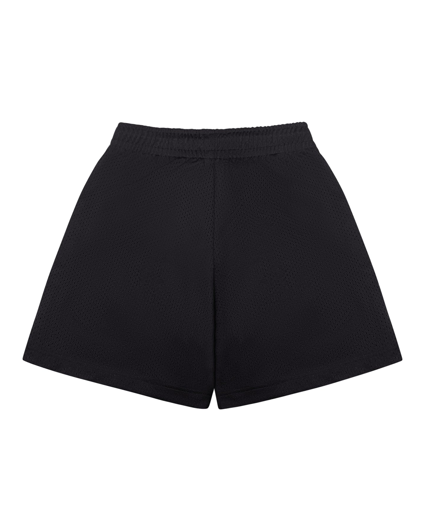 Mercier black Pin Up Airtex badge shorts