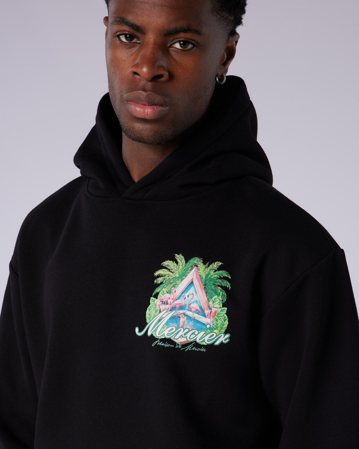 Mercier black Prism Serve hoodie