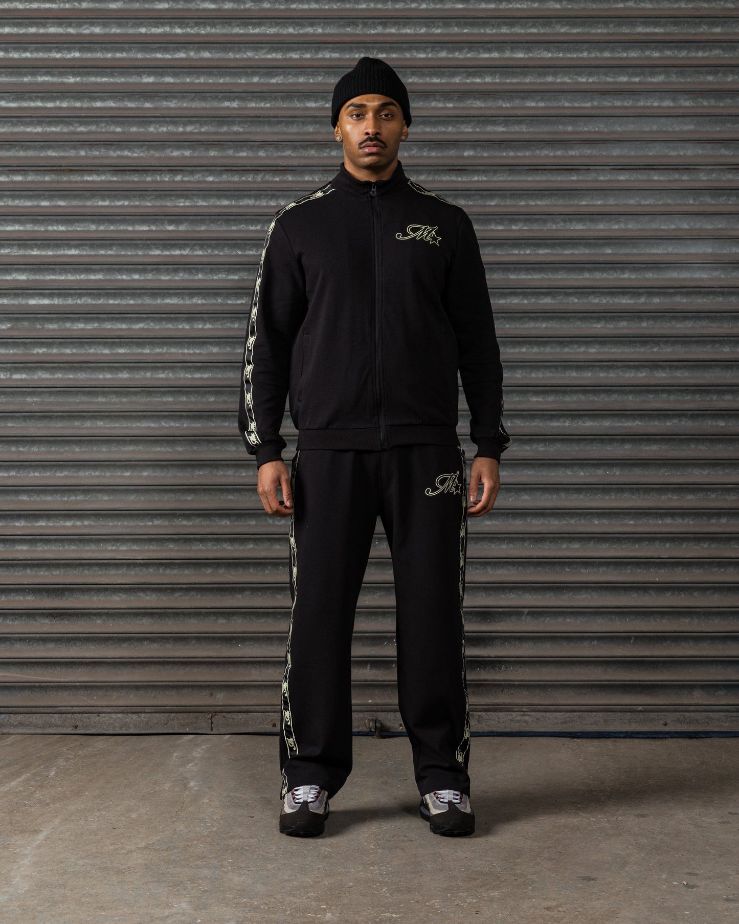 Mercier black Runway track pants