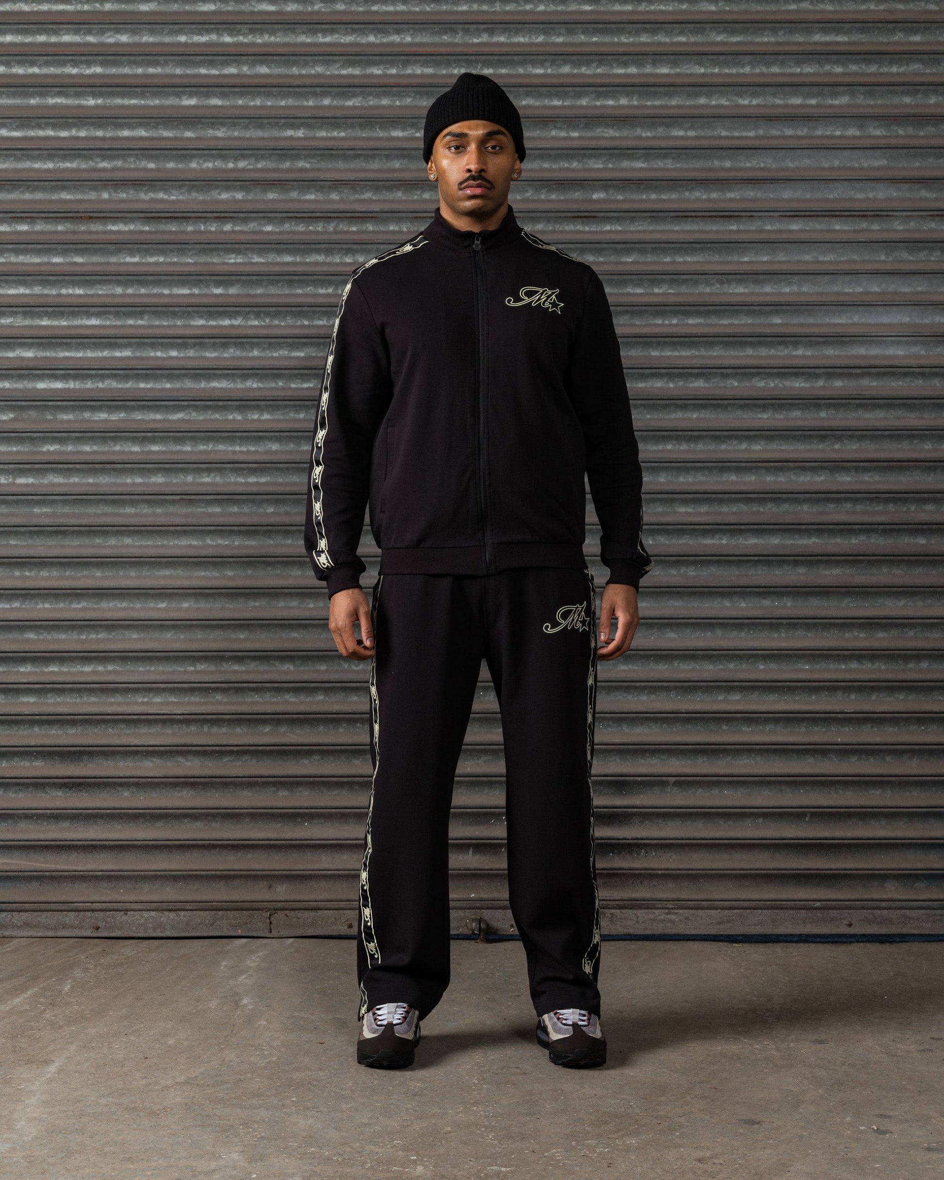 Mercier black Runway track pants