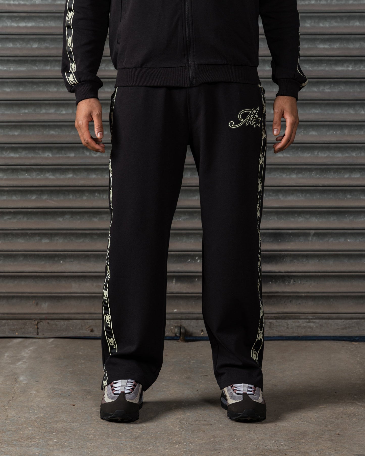Mercier black Runway track pants