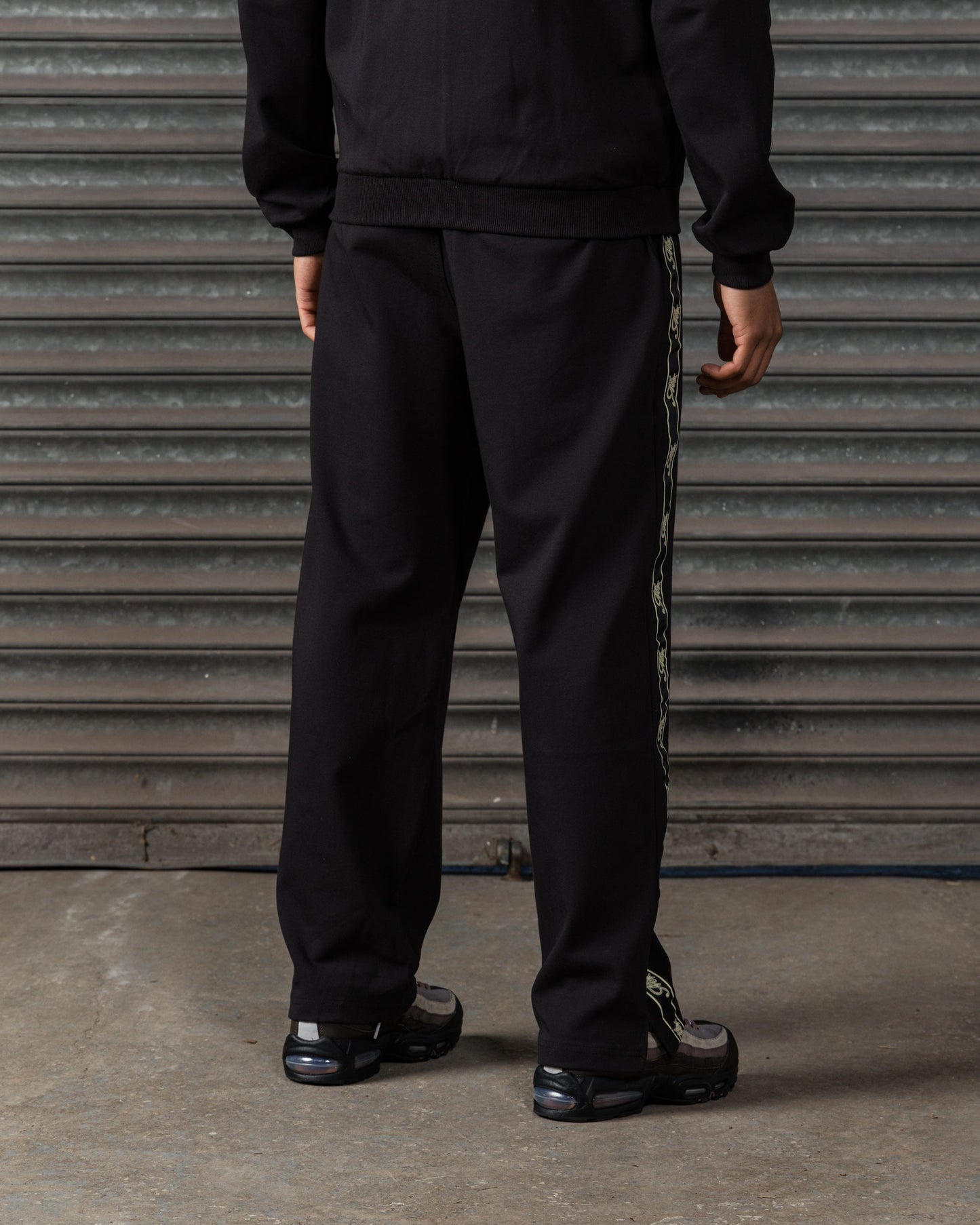 Mercier black Runway track pants