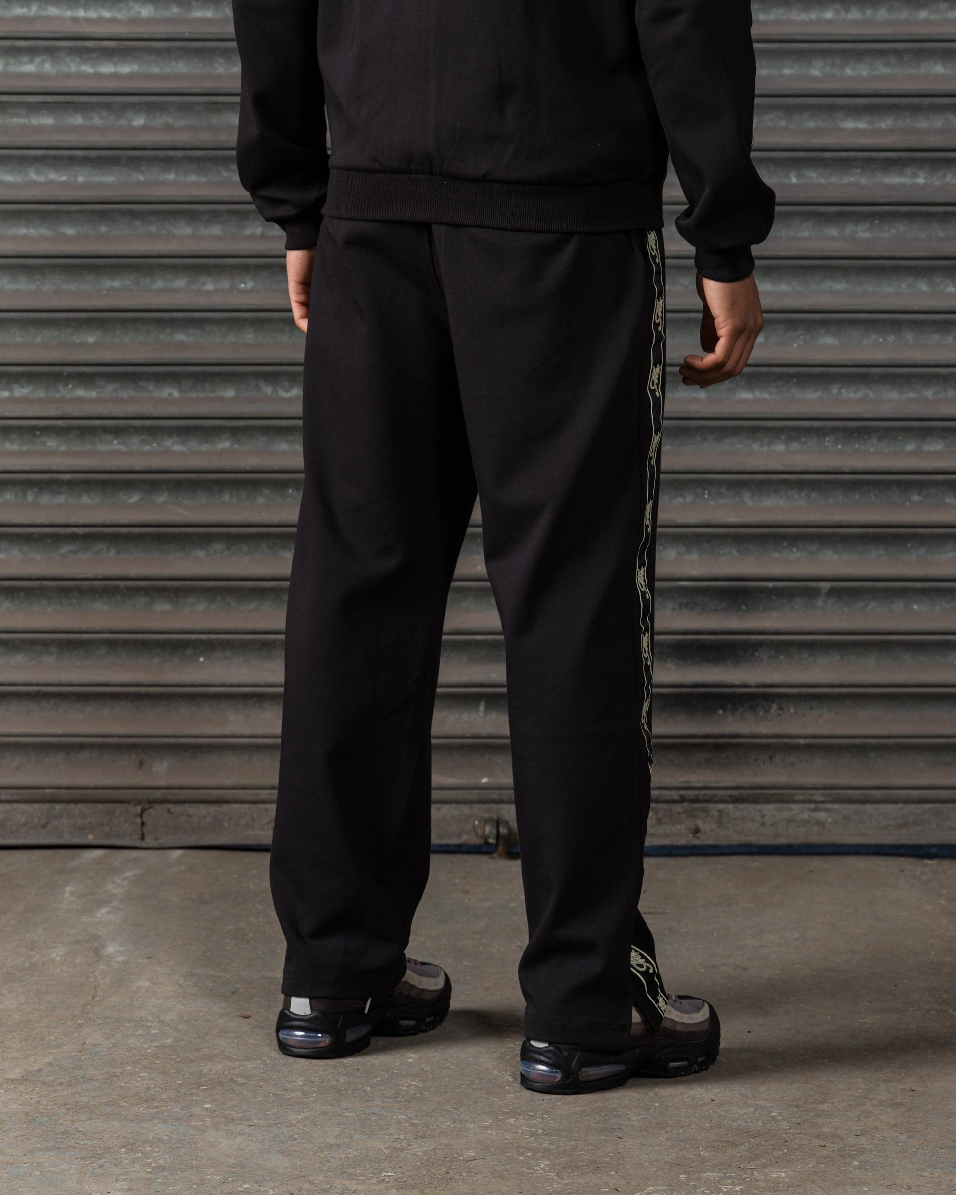 Mercier black Runway track pants