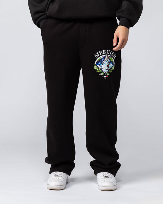 Mercier black ski joggers