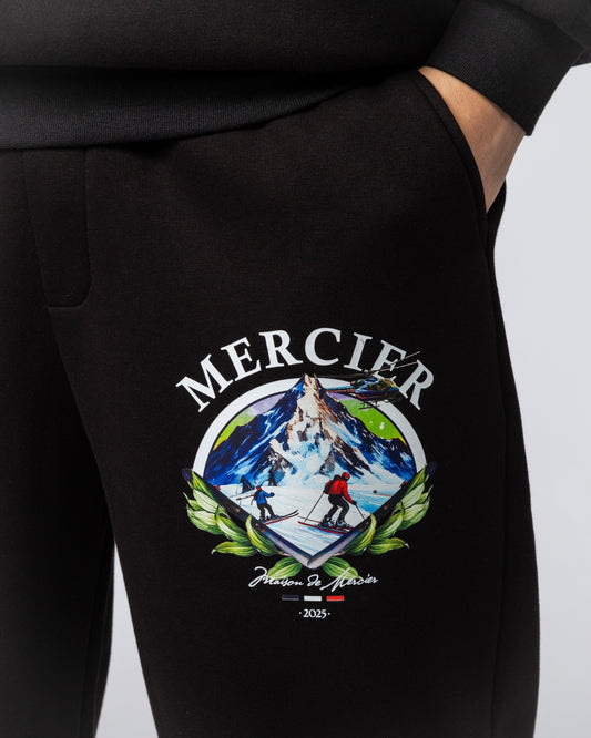Mercier black ski joggers