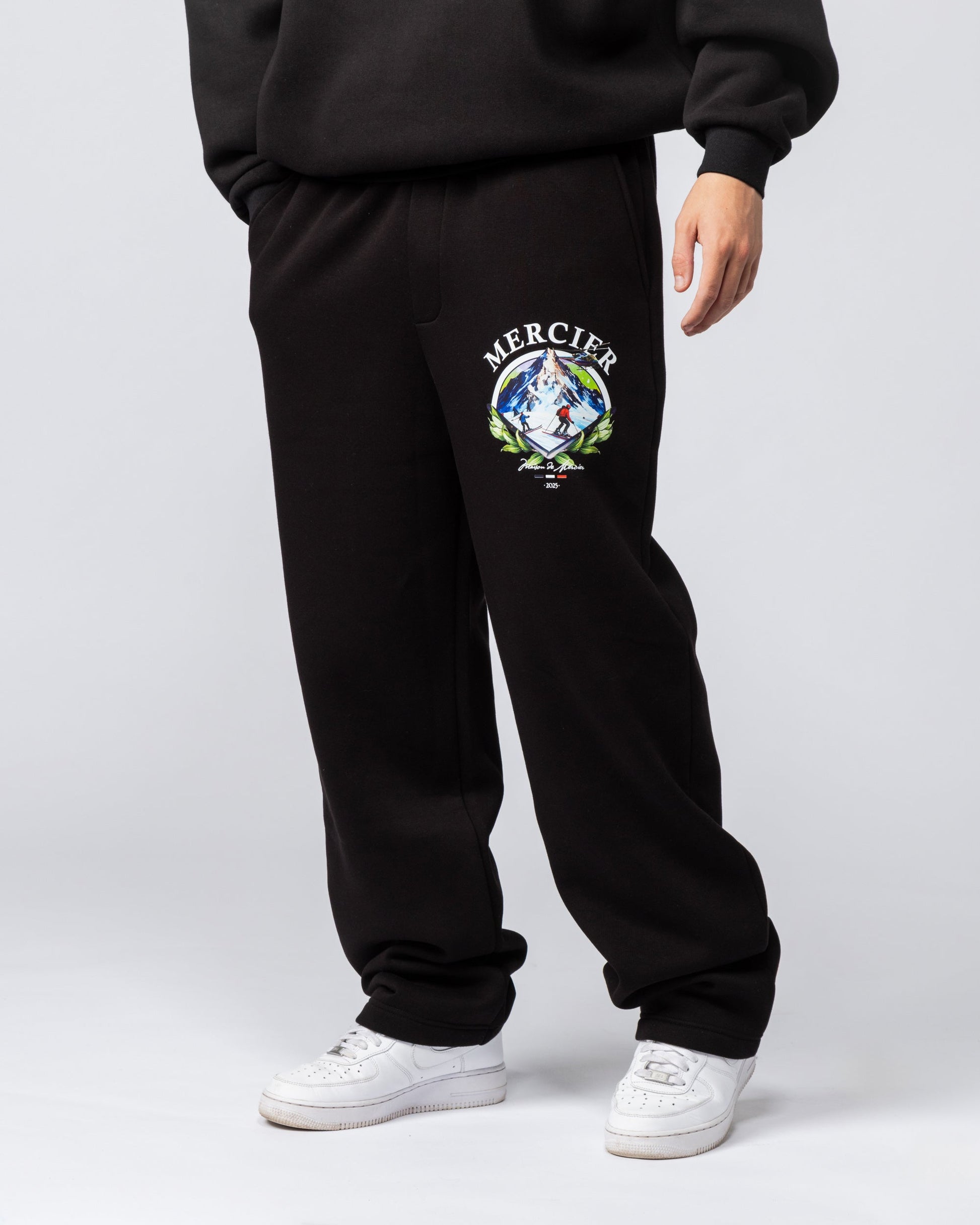 Mercier black ski joggers