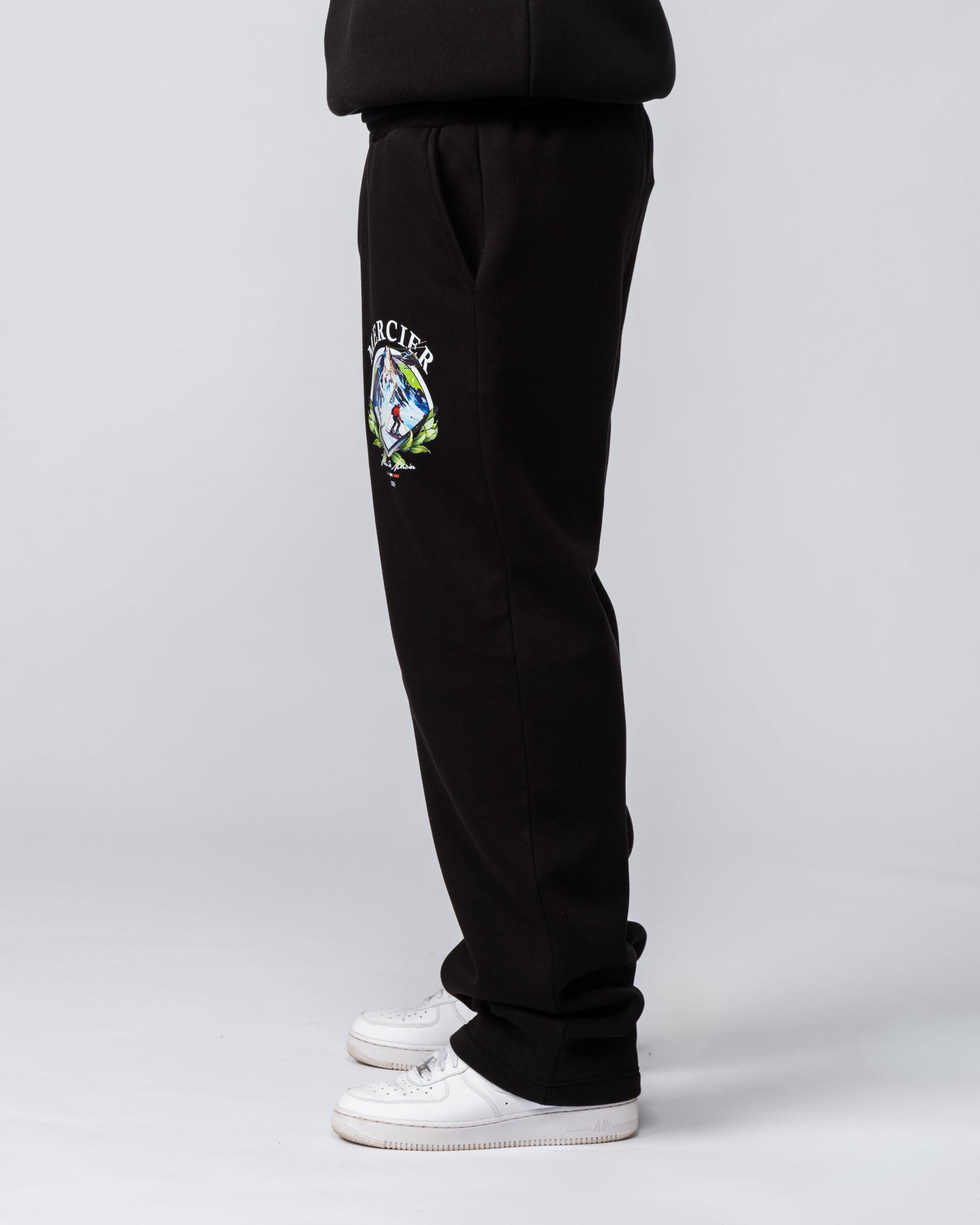 Mercier black ski joggers