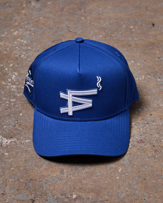 Mercier blue Rotation snapback cap