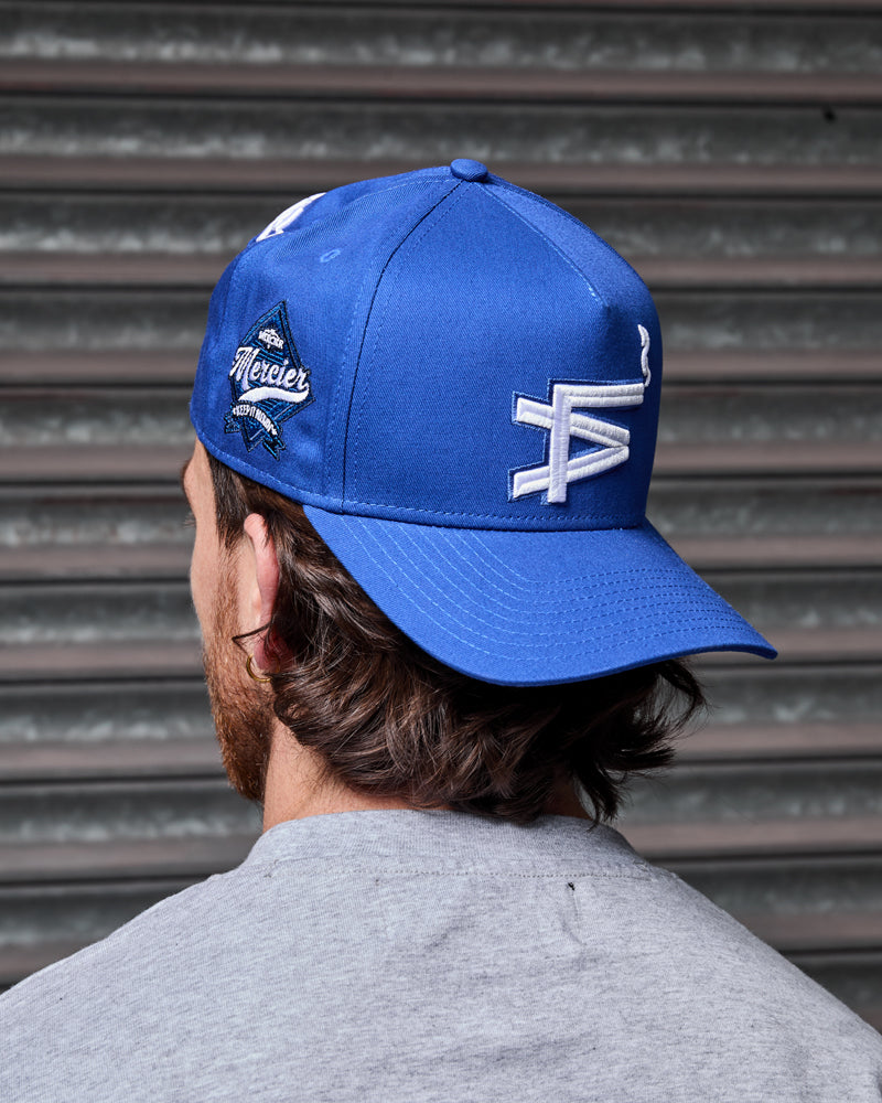Mercier blue Rotation snapback cap