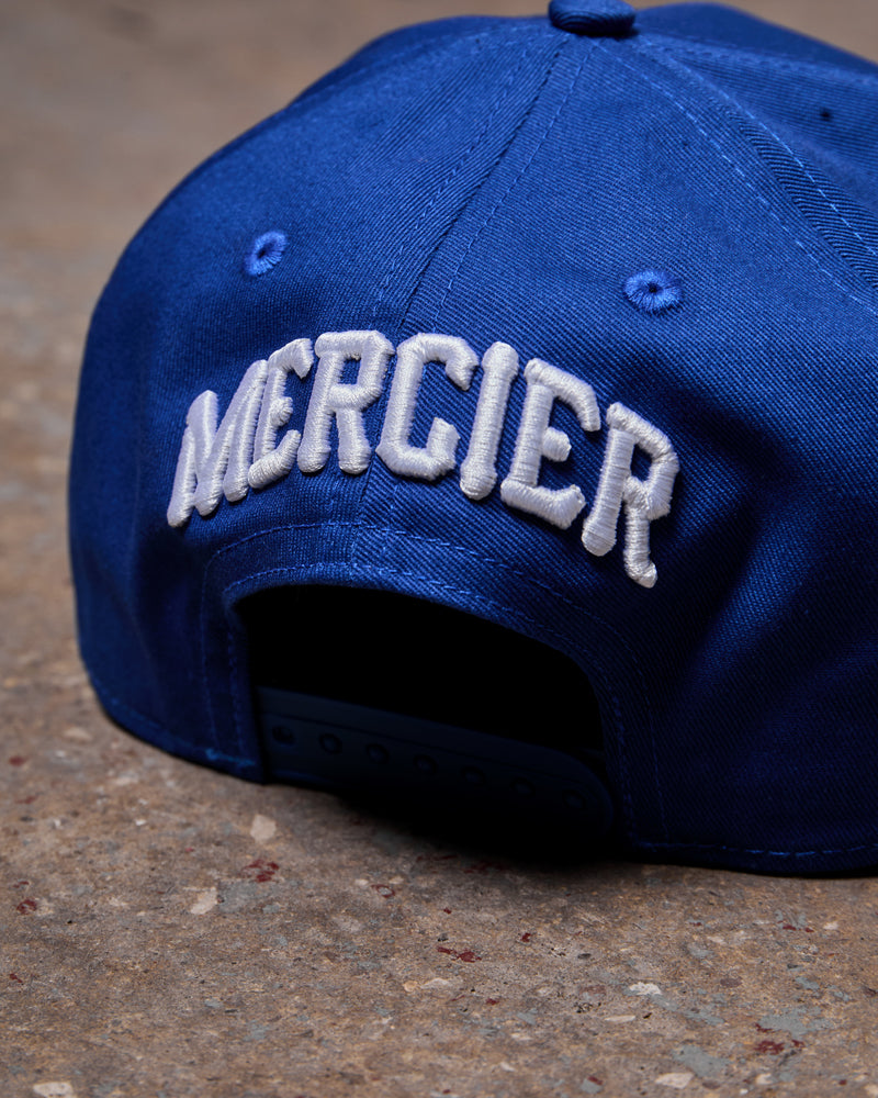 Mercier blue Rotation snapback cap