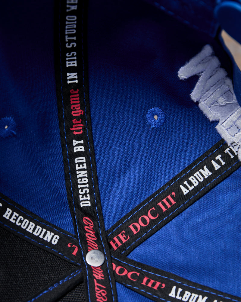 Mercier blue Rotation snapback cap