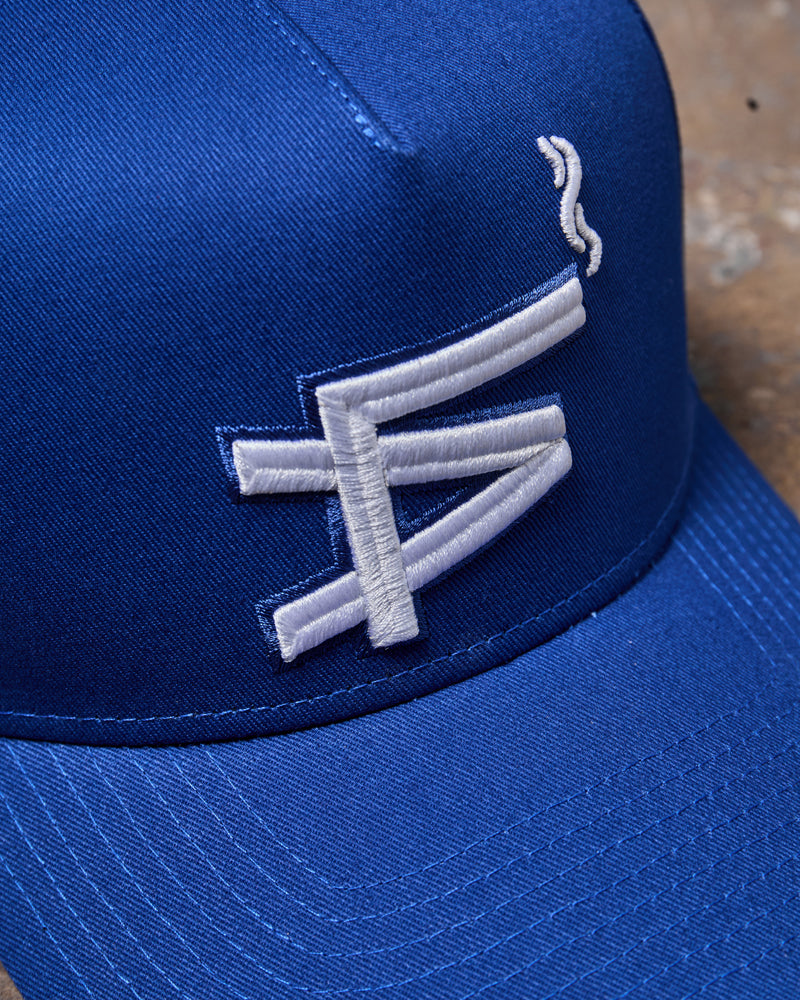 Mercier blue Rotation snapback cap