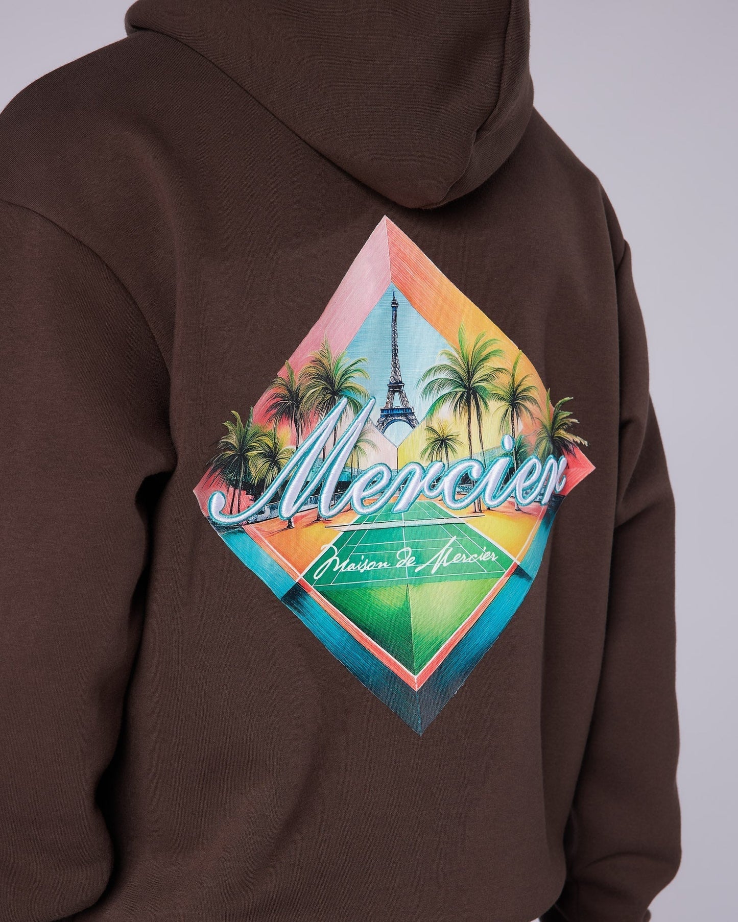 Mercier brown Trance Serve hoodie