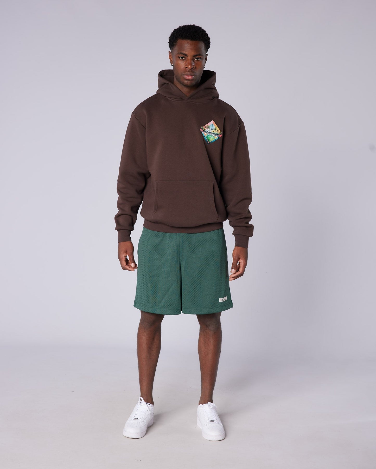 Mercier brown Trance Serve hoodie
