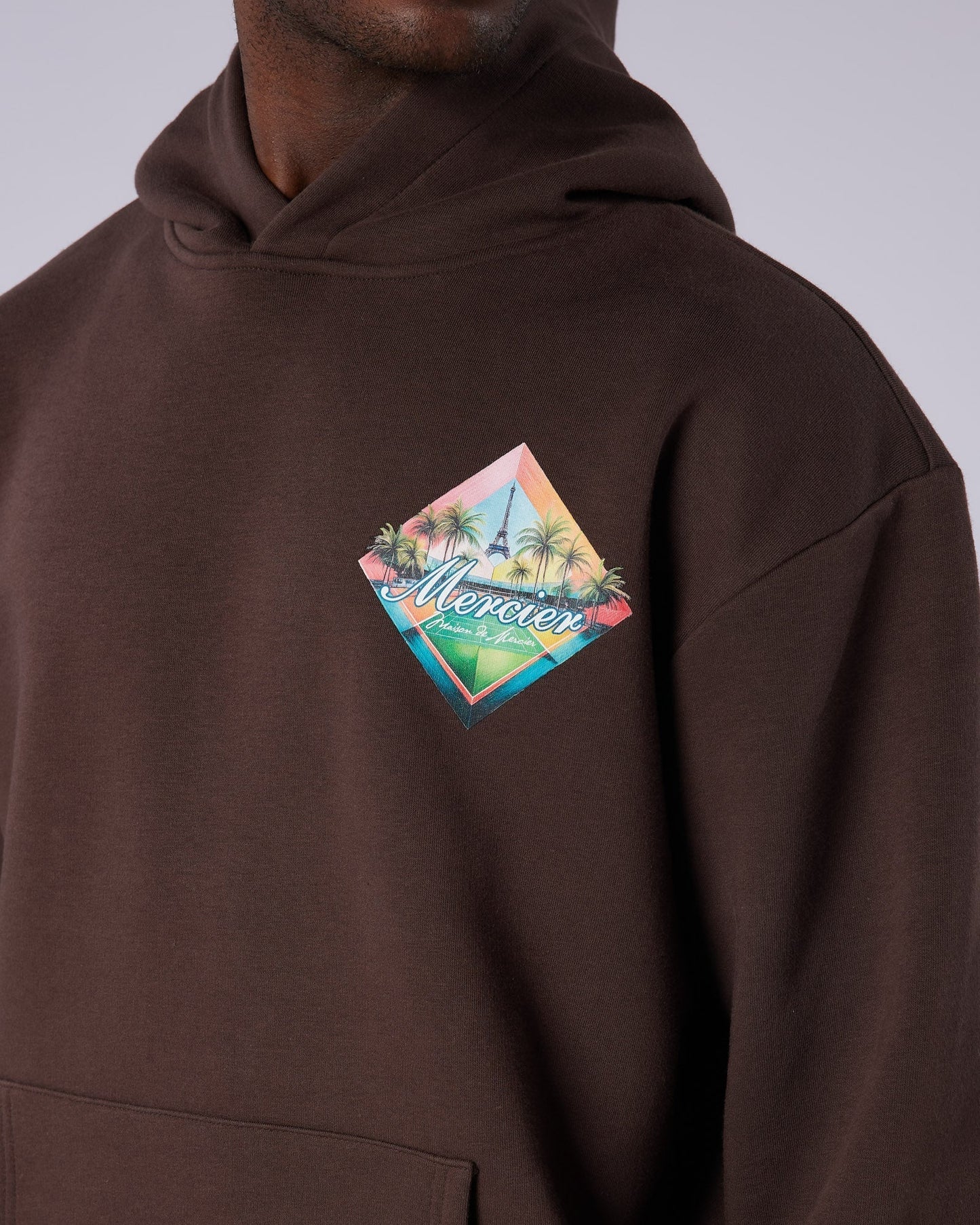 Mercier brown Trance Serve hoodie