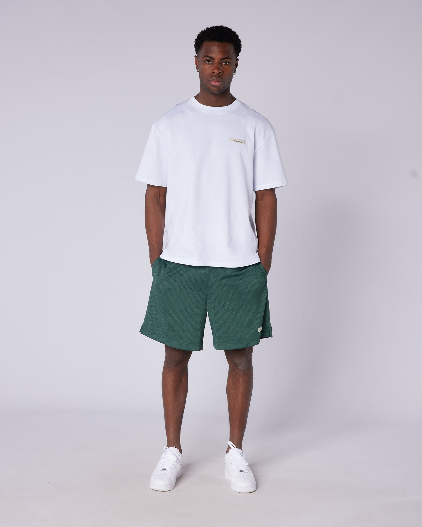 Mercier green Fracture shorts