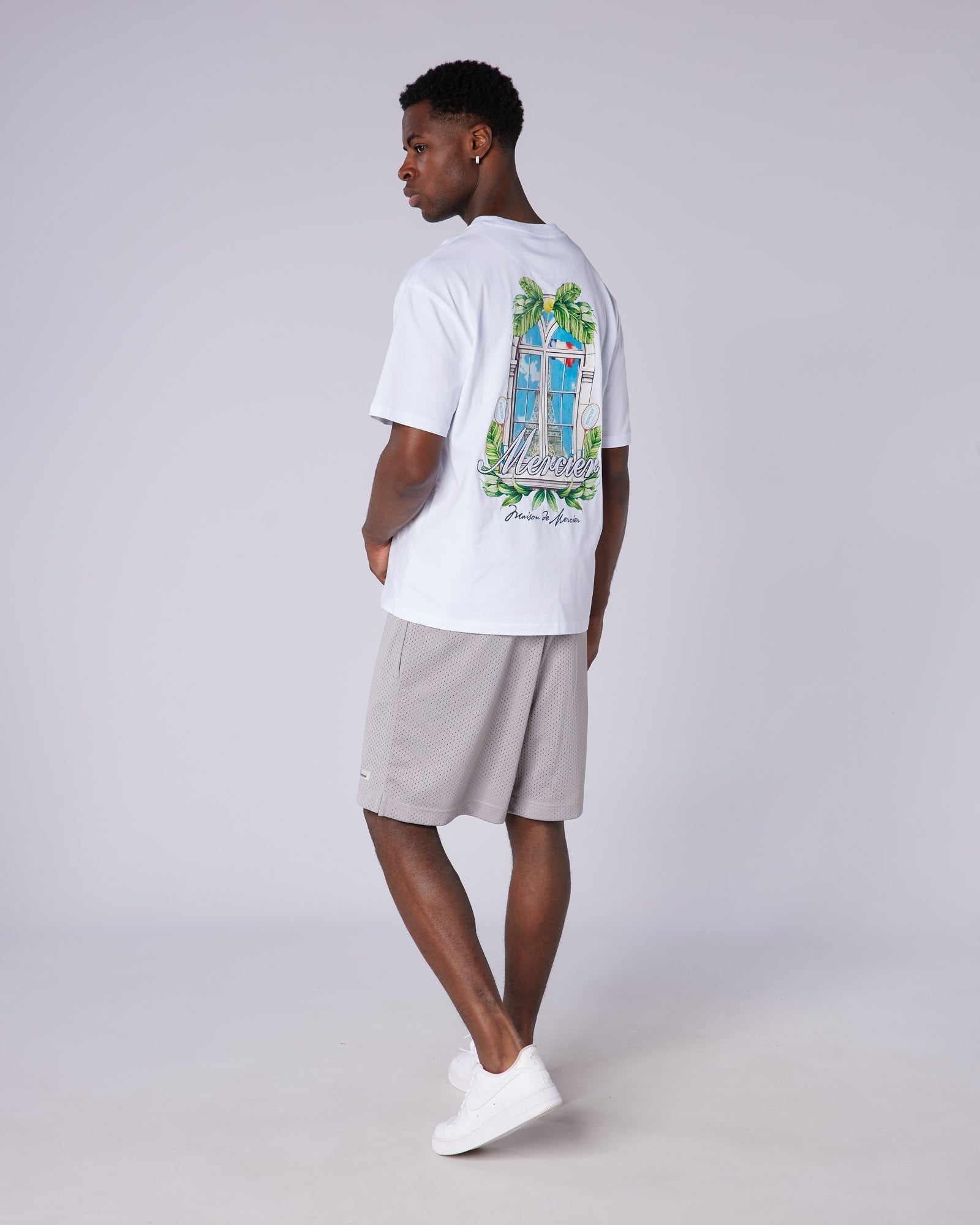 Mercier grey Fracture shorts