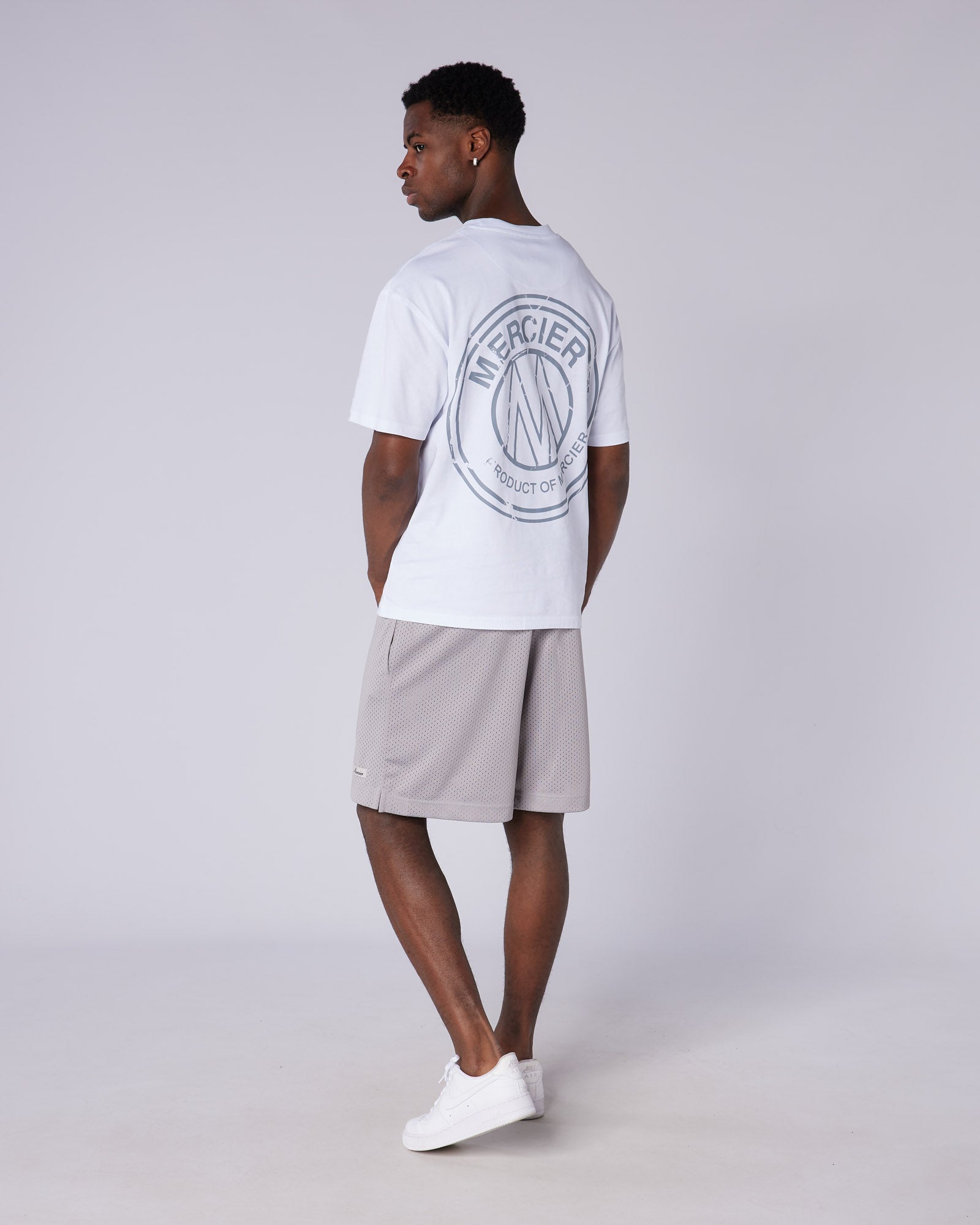 Mercier grey Fracture shorts