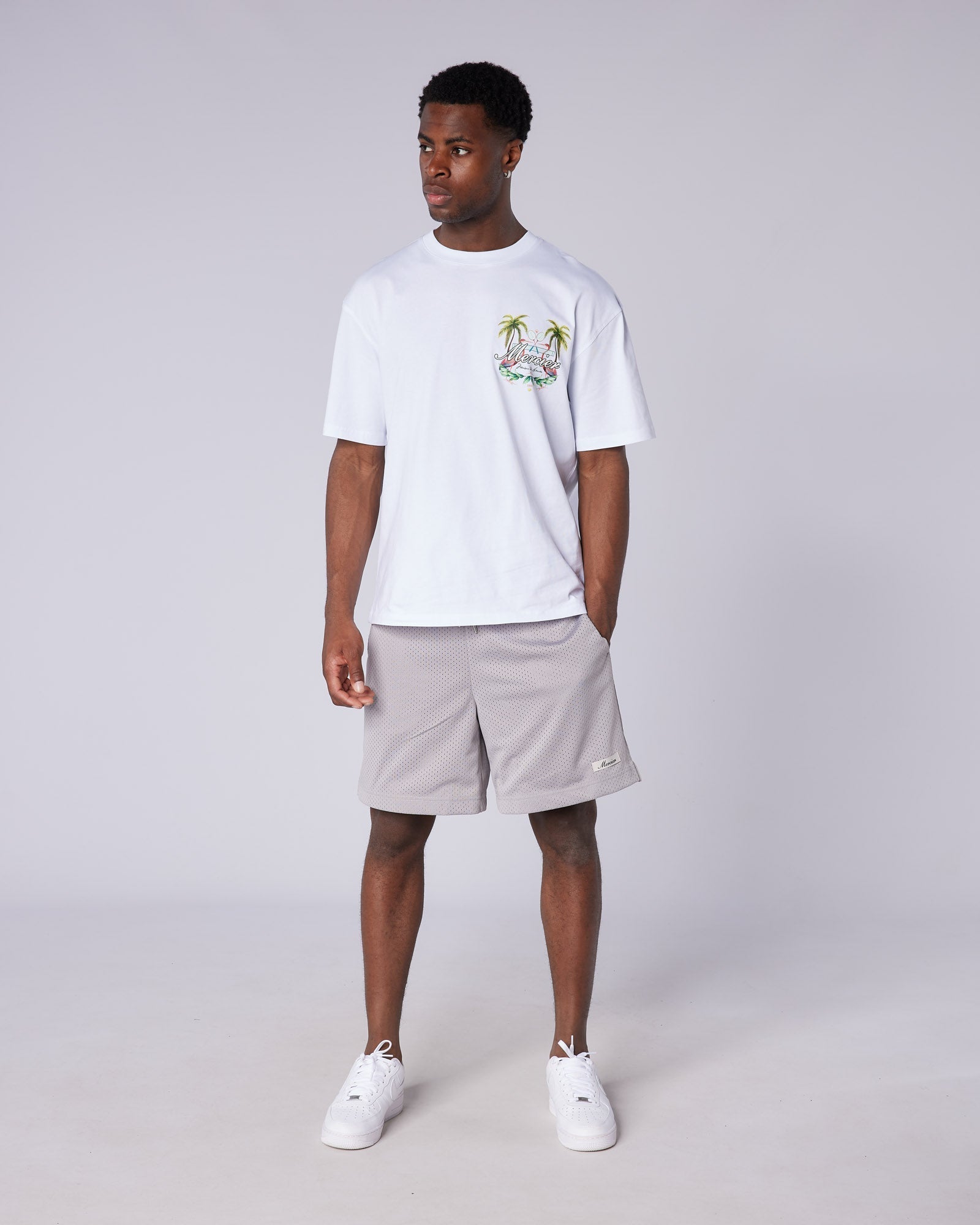 Mercier grey Fracture shorts