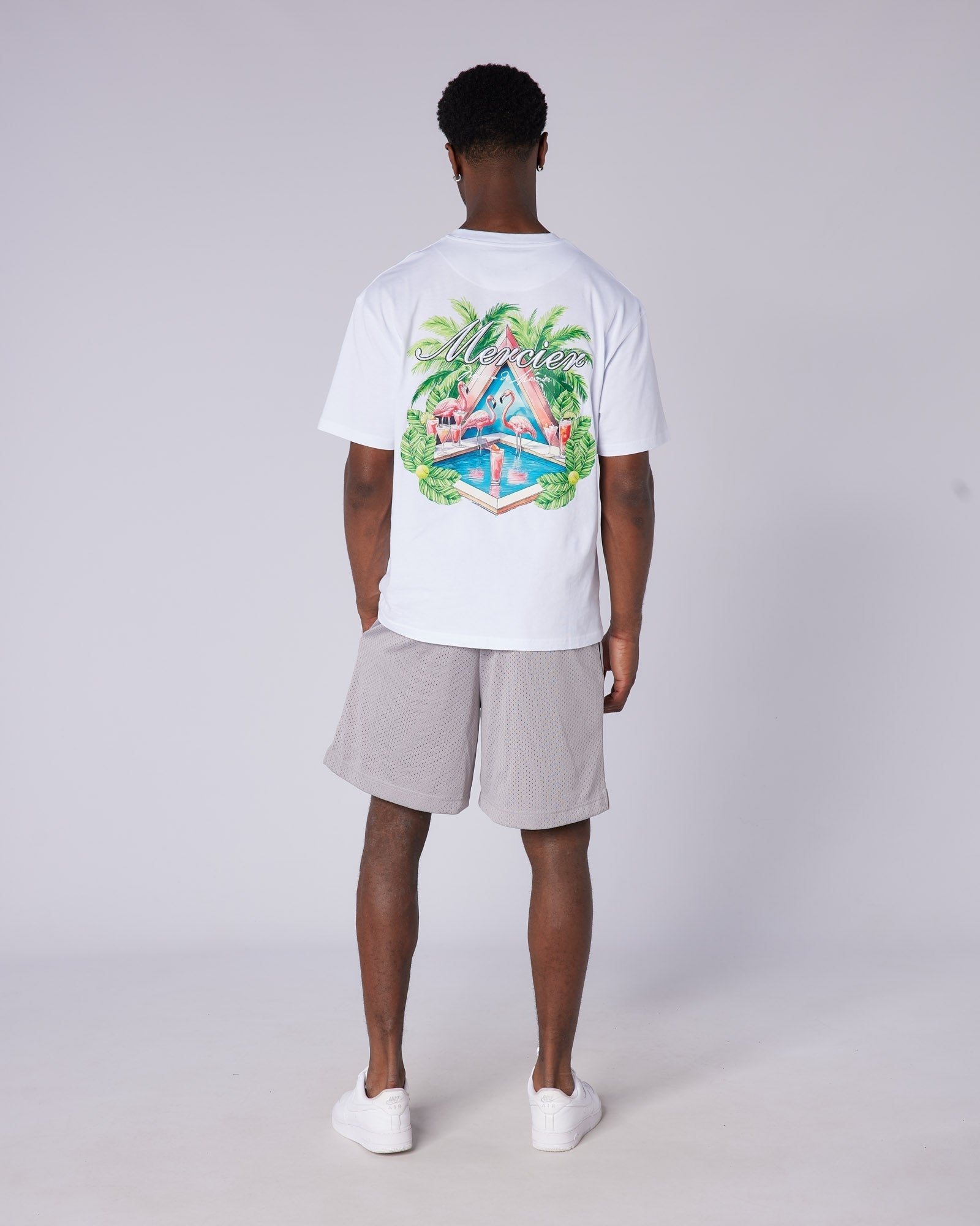 Mercier grey Fracture shorts