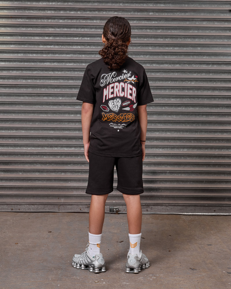 Mercier junior black Guerrilla shorts