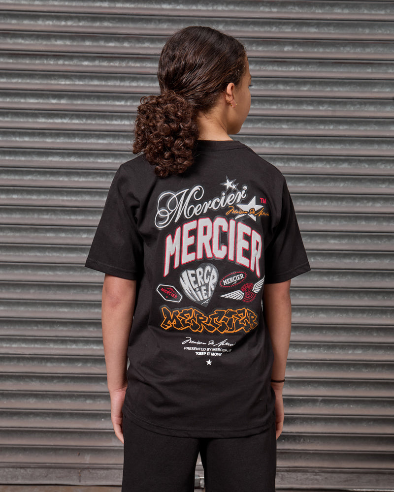 Mercier junior black Guerrilla t-shirt