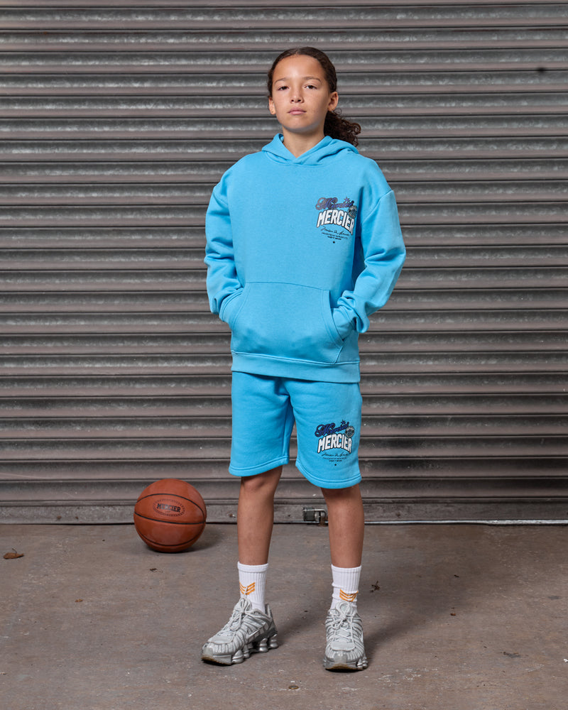 Mercier junior blue Guerrilla hoodie