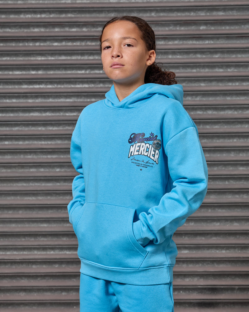 Mercier junior blue Guerrilla hoodie