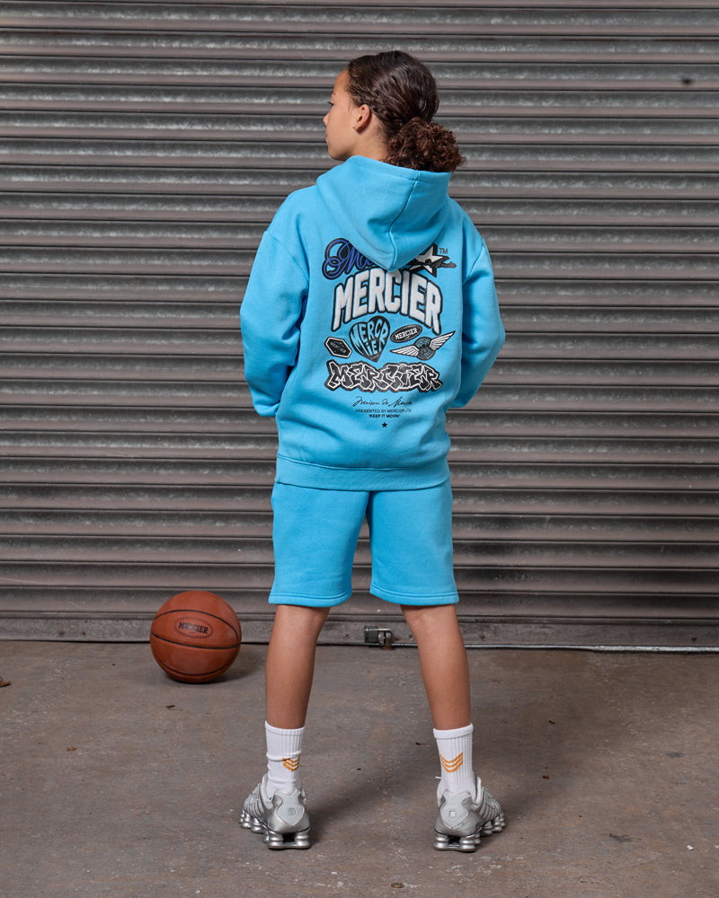 Mercier junior blue Guerrilla hoodie