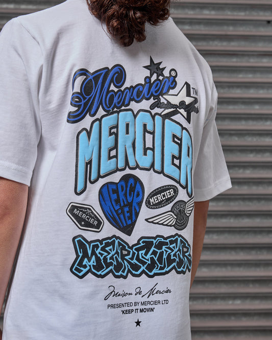 Mercier junior white Guerrilla t-shirt
