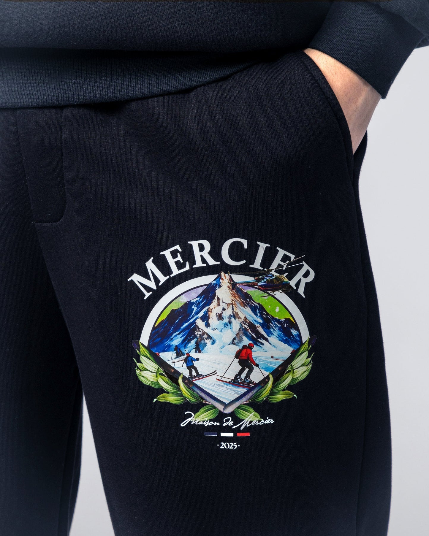 Mercier navy ski joggers