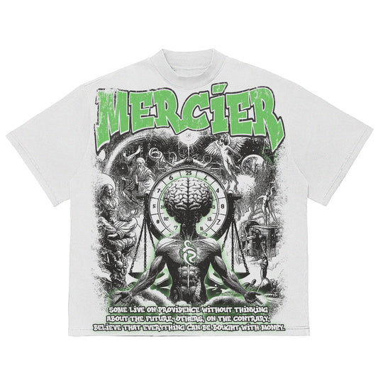 Mercier white Future relaxed t-shirt