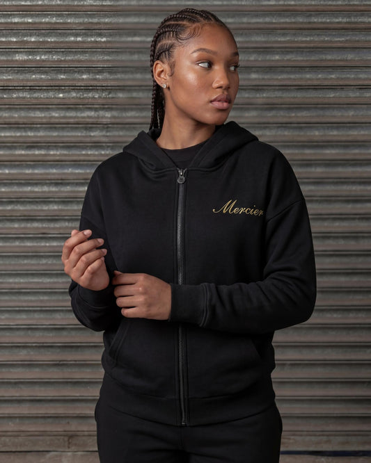 Mercier women's black gold Authenticity hoodie