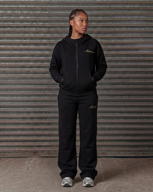 Mercier women's black gold Authenticity hoodie