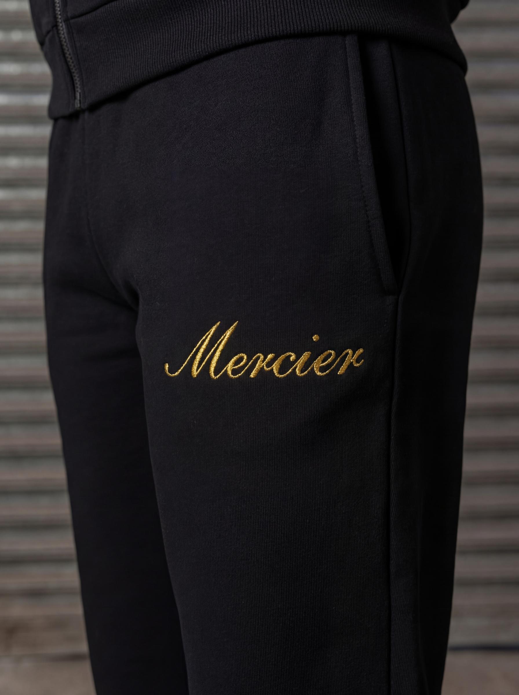 Mercier women's black gold Authenticity joggers