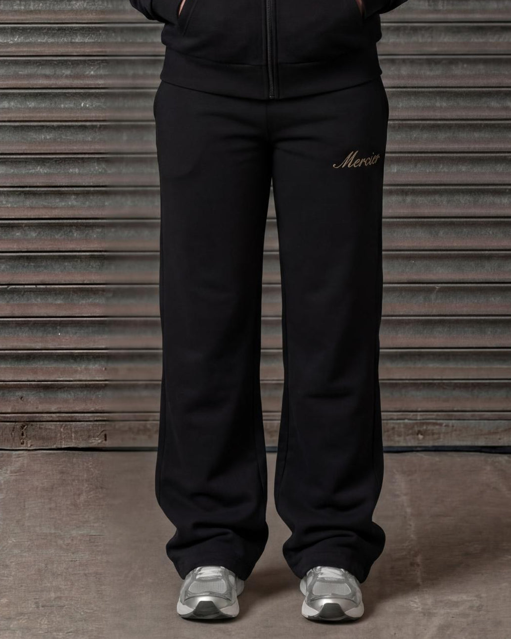 Mercier women's black gold Authenticity joggers